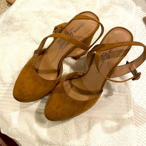 Chinese laundry suede platforms